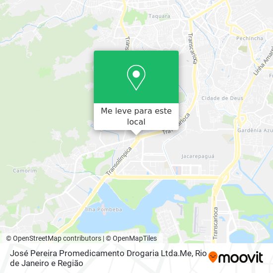 José Pereira Promedicamento Drogaria Ltda.Me mapa