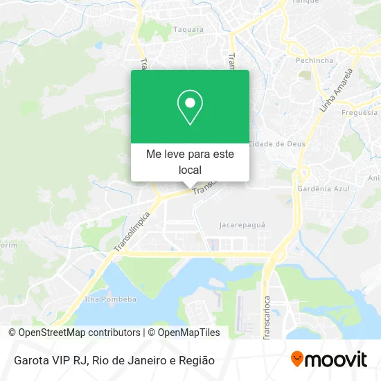 Garota VIP RJ mapa