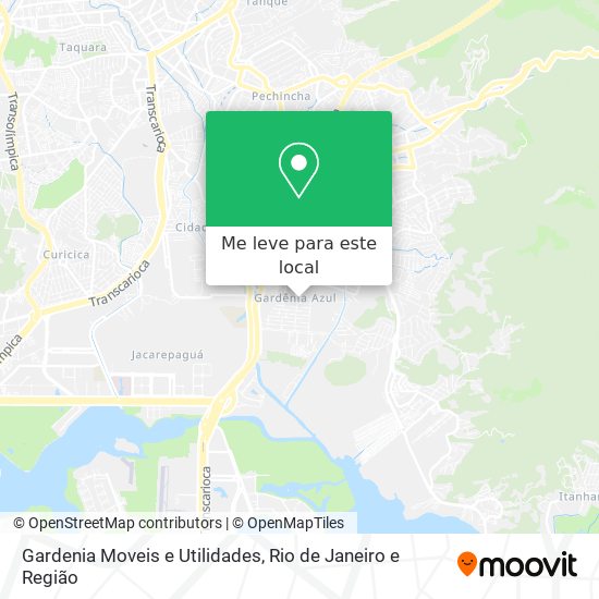 Gardenia Moveis e Utilidades mapa