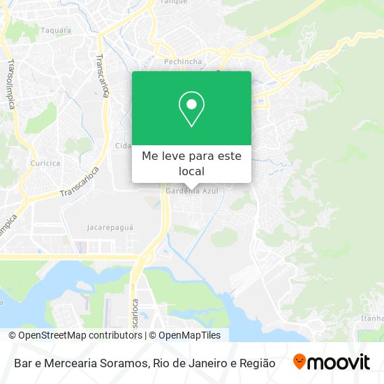 Bar e Mercearia Soramos mapa