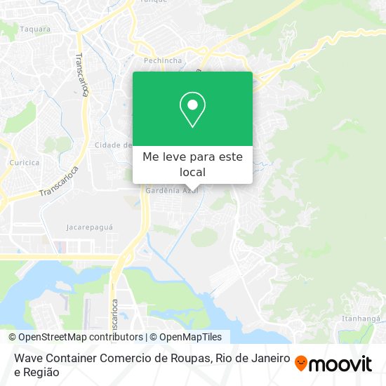Wave Container Comercio de Roupas mapa