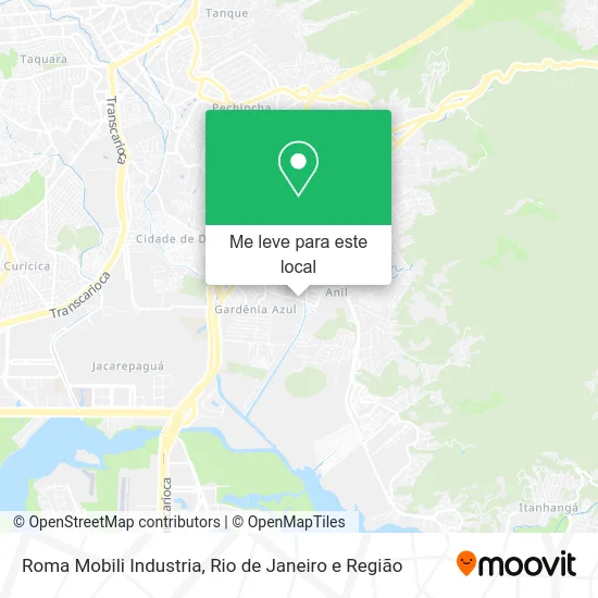 Roma Mobili Industria mapa