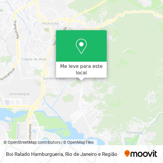 Boi Ralado Hamburgueria mapa