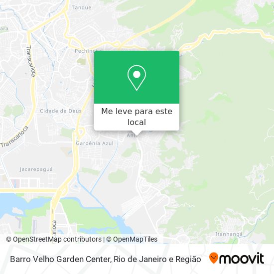 Barro Velho Garden Center mapa