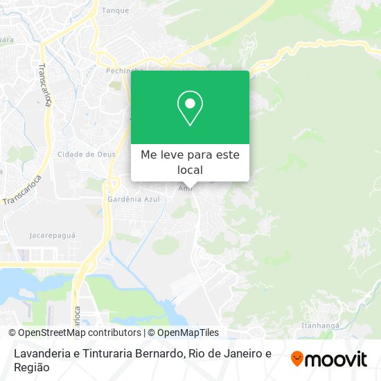 Lavanderia e Tinturaria Bernardo mapa