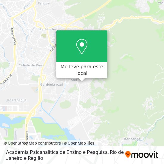 Academia Psicanalitica de Ensino e Pesquisa mapa