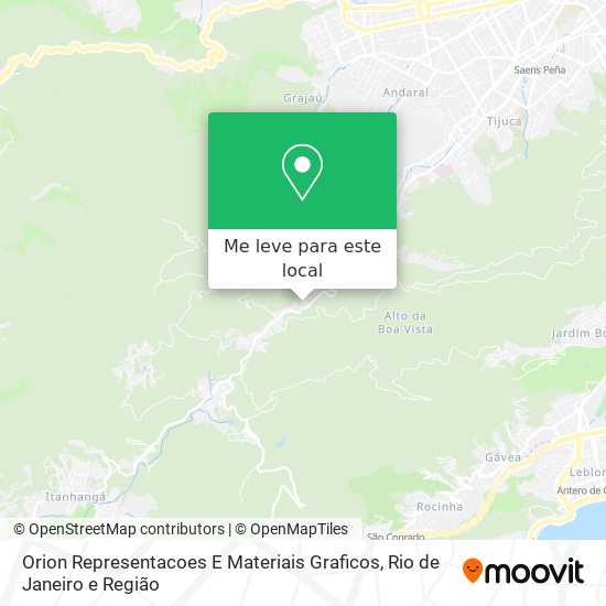 Orion Representacoes E Materiais Graficos mapa