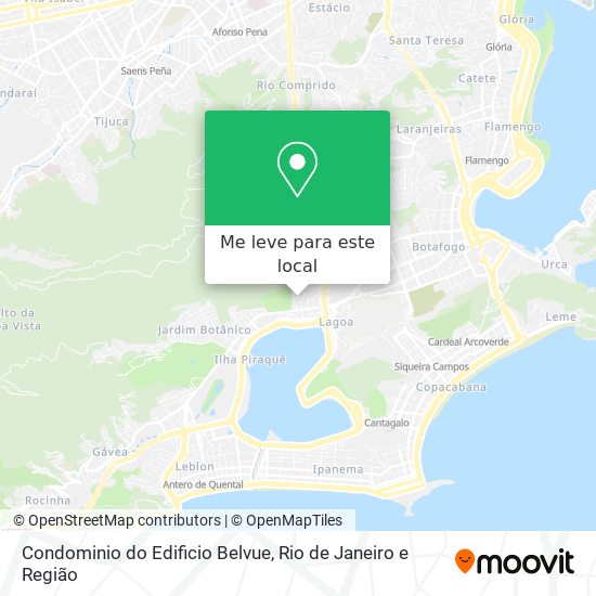 Condominio do Edificio Belvue mapa