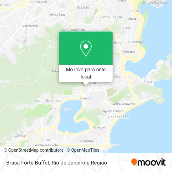 Brasa Forte Buffet mapa