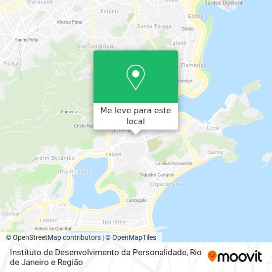 Instítuto de Desenvolvimento da Personalidade mapa