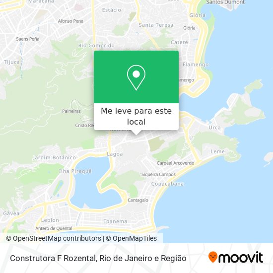 Construtora F Rozental mapa