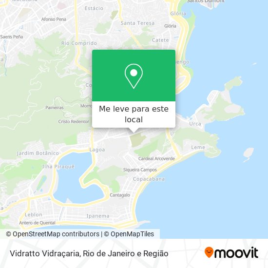 Vidratto Vidraçaria mapa