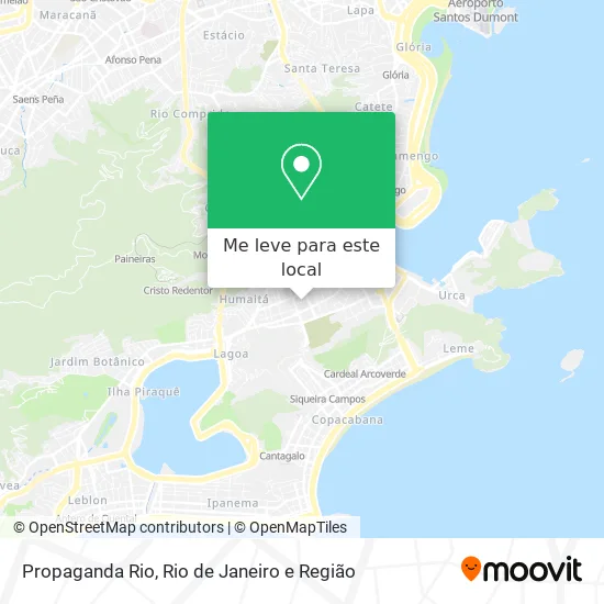Propaganda Rio mapa