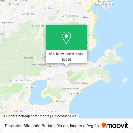 Parabrisa São João Batista mapa