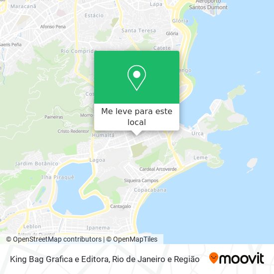 King Bag Grafica e Editora mapa