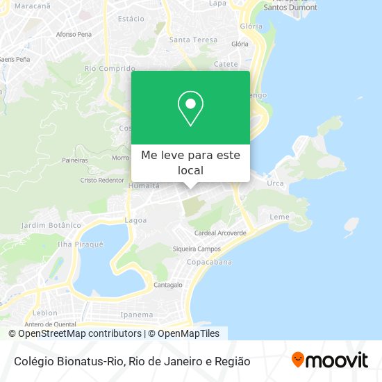 Colégio Bionatus-Rio mapa
