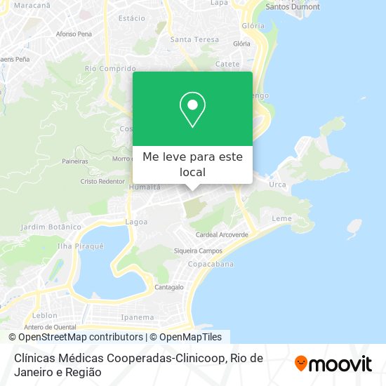 Clínicas Médicas Cooperadas-Clinicoop mapa