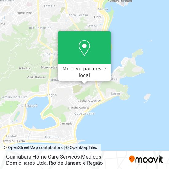 Guanabara Home Care Serviços Medicos Domiciliares Ltda mapa