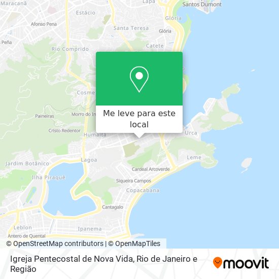 Igreja Pentecostal de Nova Vida mapa