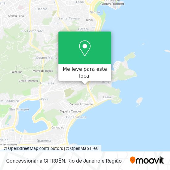 Concessionária CITROËN mapa