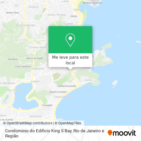 Condominio do Edificio King S Bay mapa