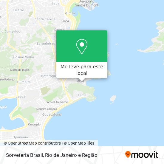 Sorveteria Brasil mapa