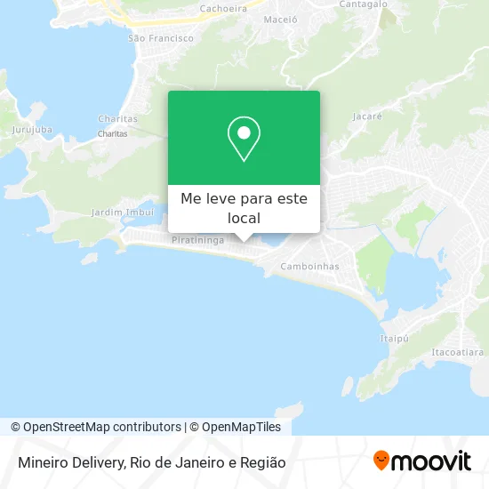 Mineiro Delivery mapa