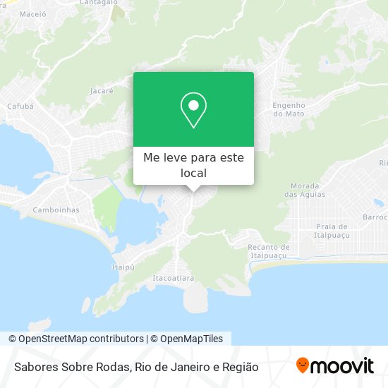 Sabores Sobre Rodas mapa