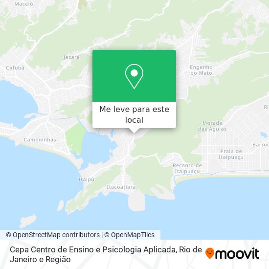 Cepa Centro de Ensino e Psicologia Aplicada mapa