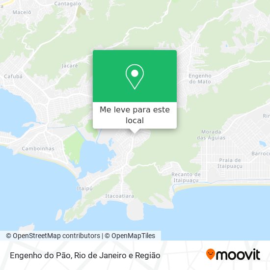 Engenho do Pão mapa