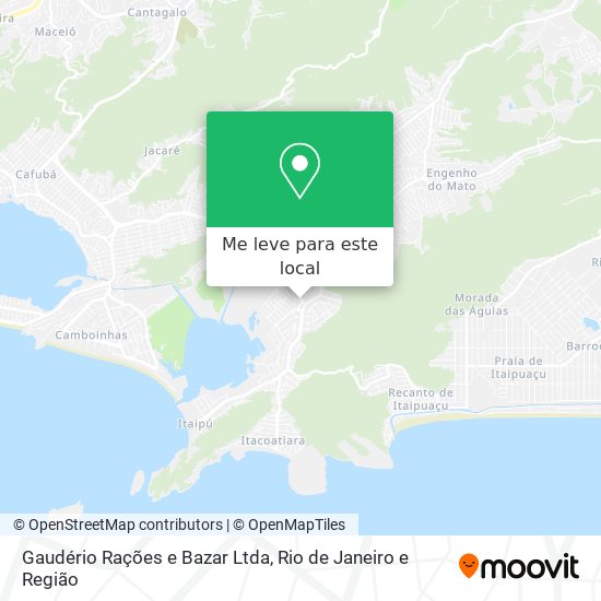 Gaudério Rações e Bazar Ltda mapa