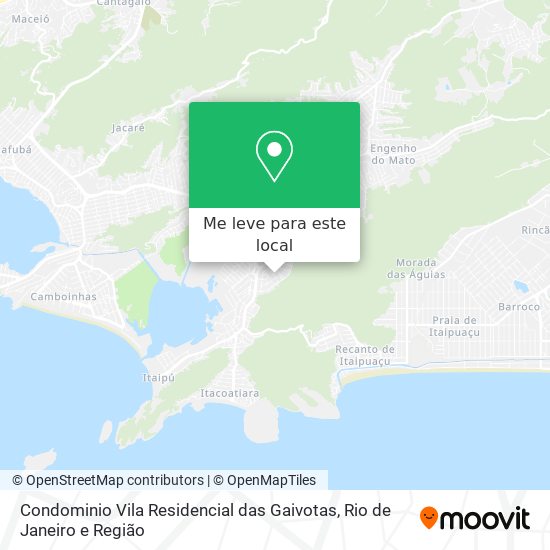 Condominio Vila Residencial das Gaivotas mapa