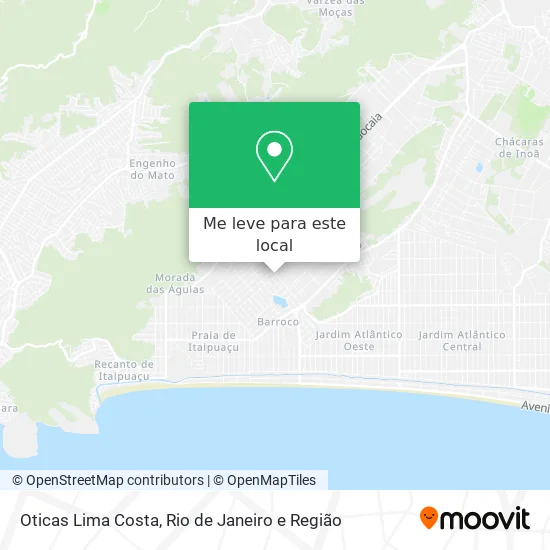 Oticas Lima Costa mapa