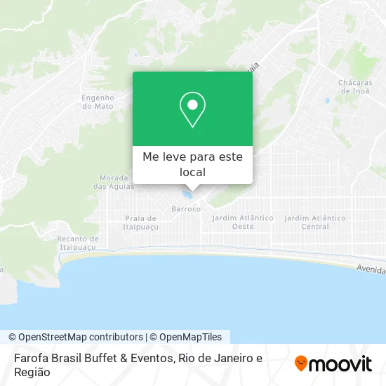 Farofa Brasil Buffet & Eventos mapa