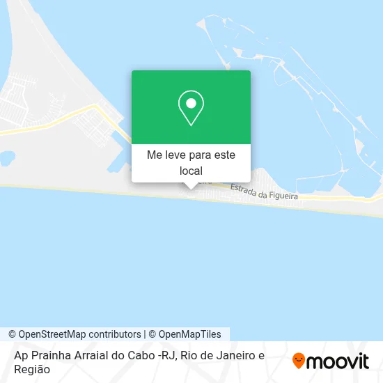 Ap Prainha Arraial do Cabo -RJ mapa