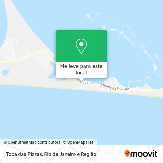 Toca das Pizzas mapa