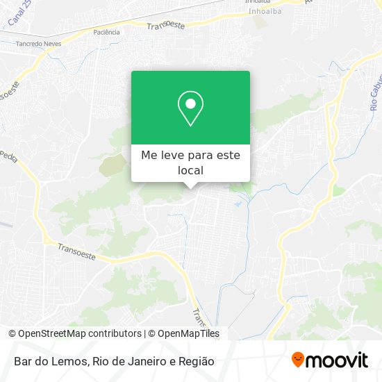 Bar do Lemos mapa