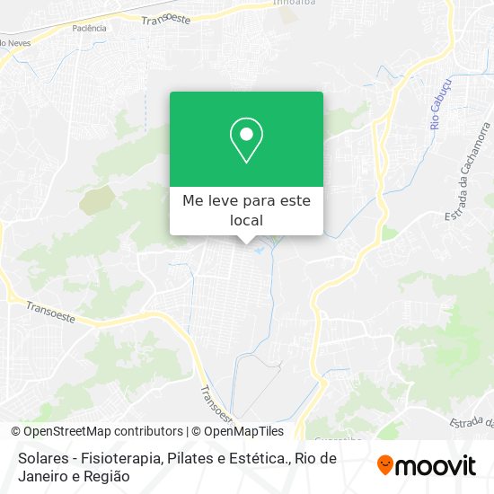 Solares - Fisioterapia, Pilates e Estética. mapa