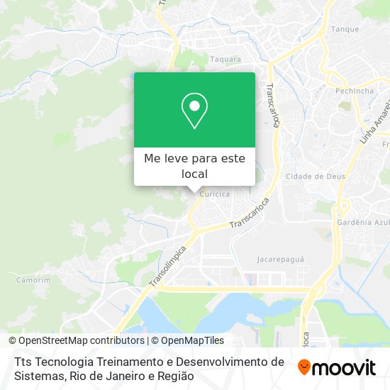 Tts Tecnologia Treinamento e Desenvolvimento de Sistemas mapa