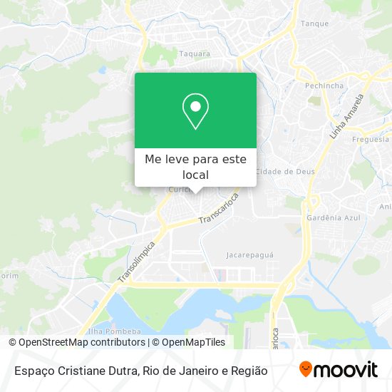Espaço Cristiane Dutra mapa