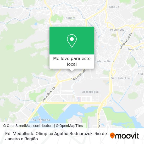 Edi Medalhista Olímpica Agatha Bednarczuk mapa