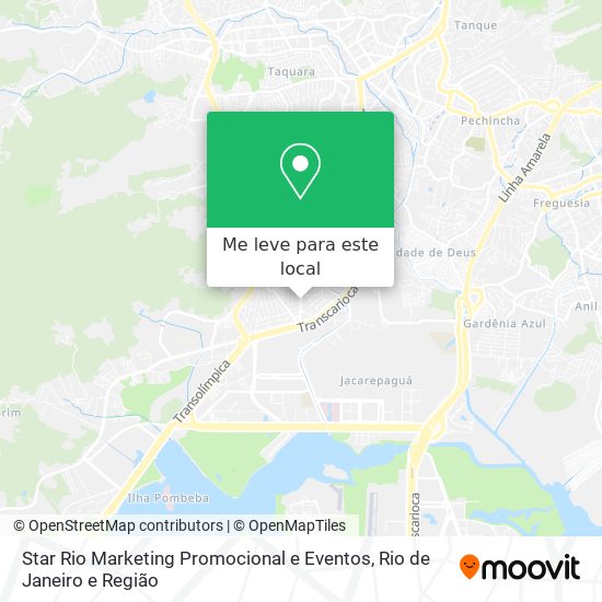 Star Rio Marketing Promocional e Eventos mapa