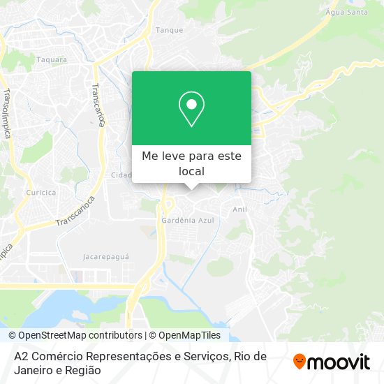 A2 Comércio Representações e Serviços mapa