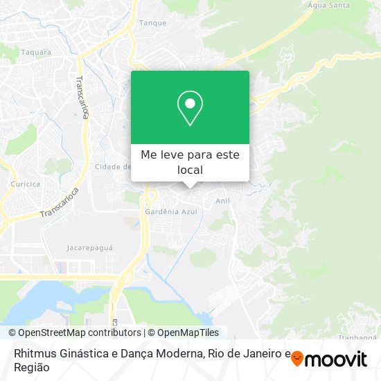 Rhitmus Ginástica e Dança Moderna mapa
