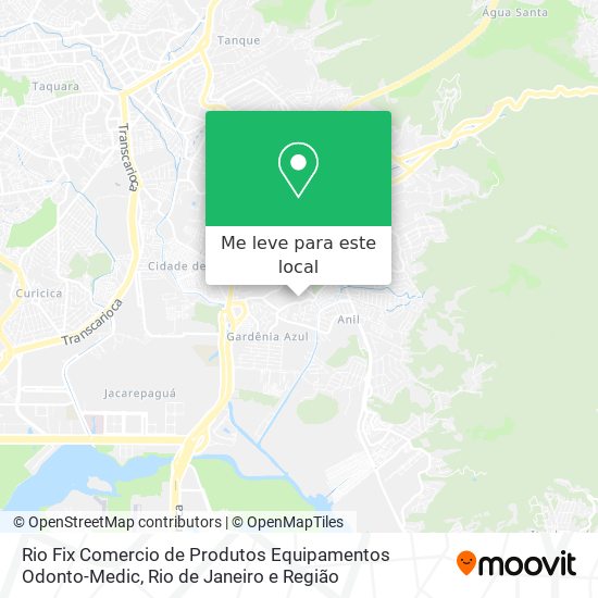 Rio Fix Comercio de Produtos Equipamentos Odonto-Medic mapa