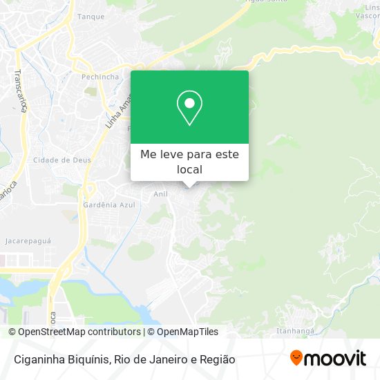 Ciganinha Biquínis mapa