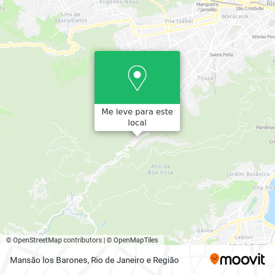Mansão los Barones mapa
