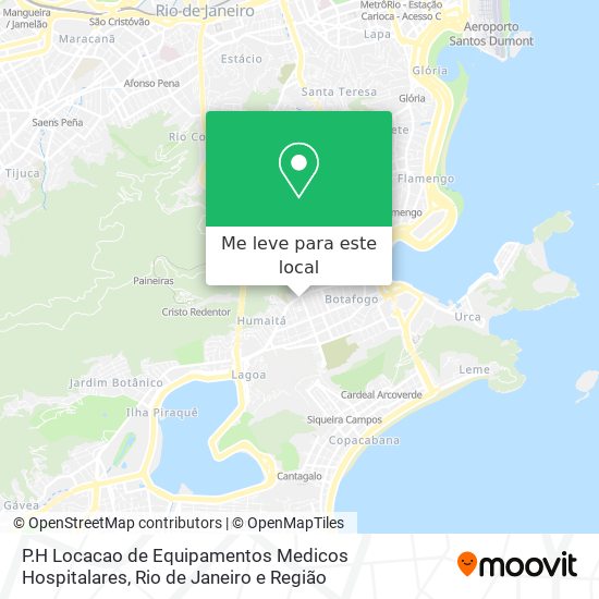 P.H Locacao de Equipamentos Medicos Hospitalares mapa