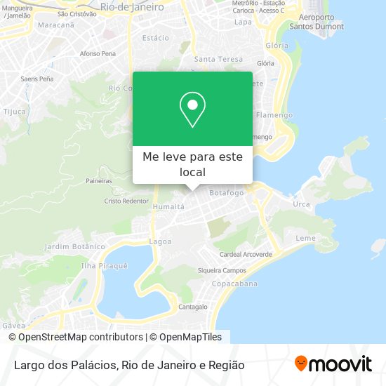 Largo dos Palácios mapa