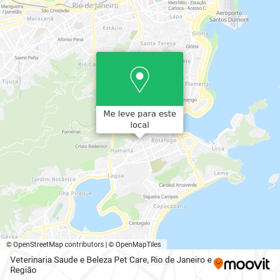 Veterinaria Saude e Beleza Pet Care mapa